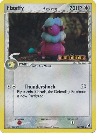 Pokemon | Flaaffy (30/101) (Delta Species) (Stamped) [EX: Dragon Frontiers] | The Nerd Merchant