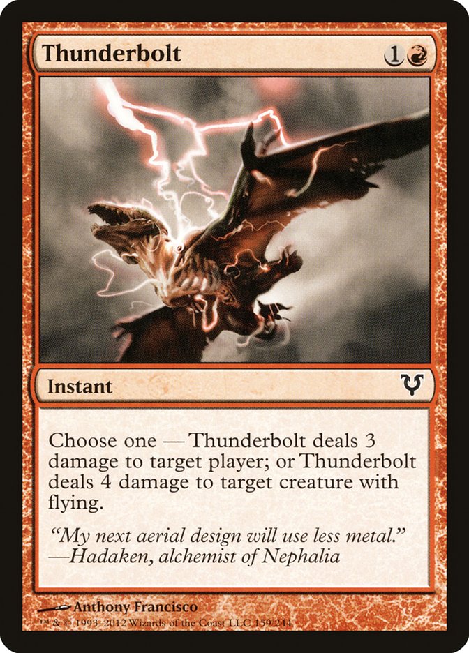 Magic | Thunderbolt [Avacyn Restored] | The Nerd Merchant