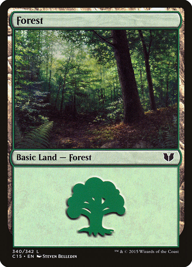 Magic | Forest (340) [Commander 2015] | The Nerd Merchant