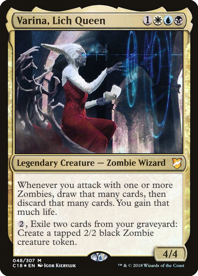 Magic | Varina, Lich Queen [Commander 2018] | The Nerd Merchant