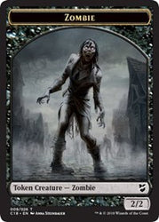 Zombie // Angel Double-Sided Token [Commander 2018 Tokens]