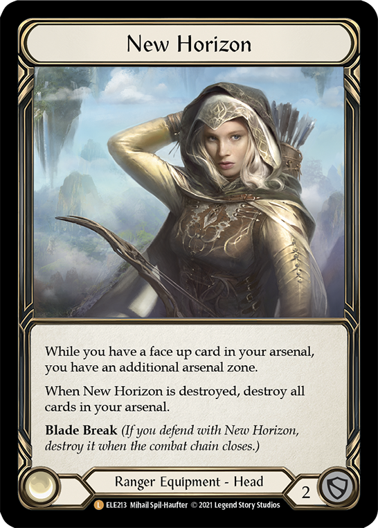 Flesh and Blood TCG | New Horizon [ELE213] (Tales of Aria) 1st Edition Cold  Foil