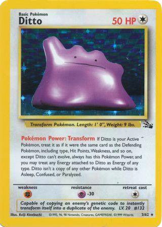 Pokemon | Ditto (3/62) [Fossil Unlimited] | The Nerd Merchant