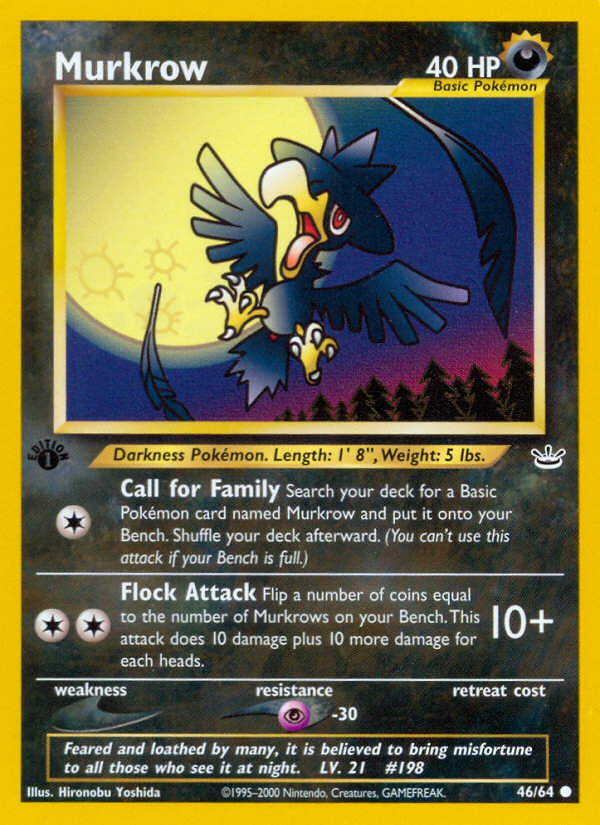 Pokemon | Murkrow (46/64) [Neo Revelation 1st Edition] | The Nerd Merchant