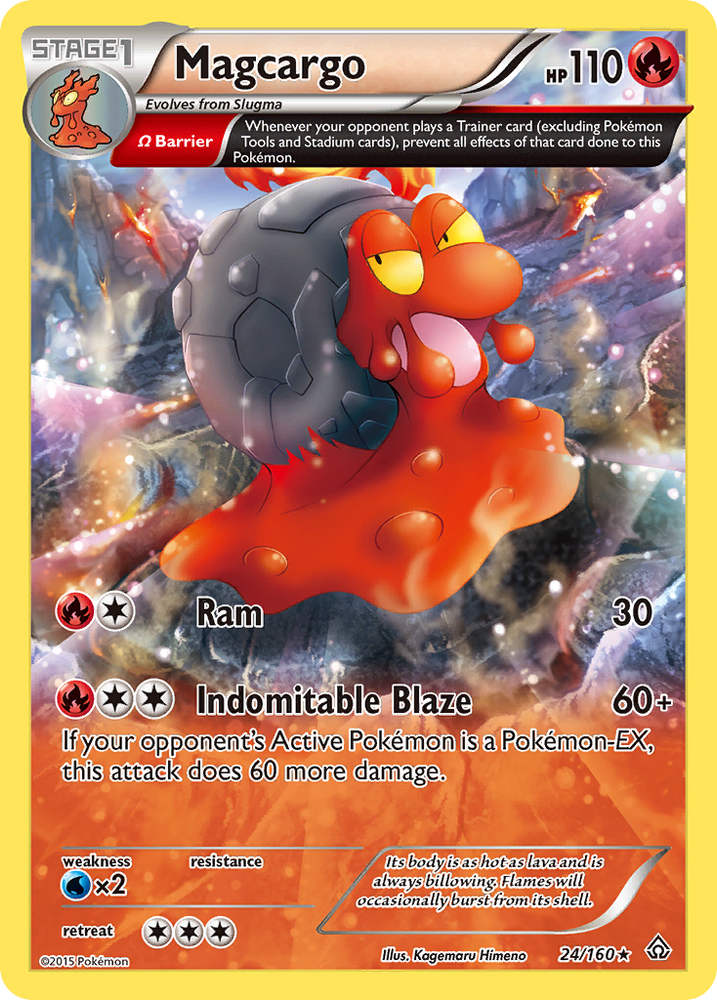 Pokemon | Magcargo (24/160) [XY: Primal Clash] | The Nerd Merchant