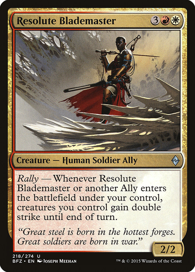 Magic | Resolute Blademaster [Battle for Zendikar] | The Nerd Merchant
