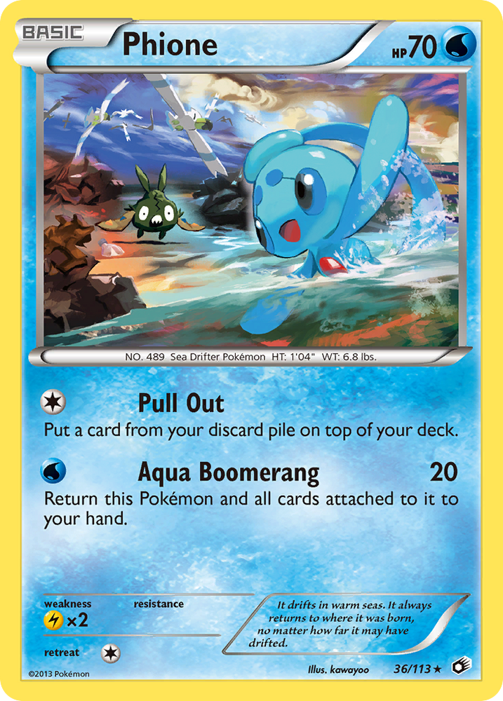 Pokemon | Phione (36/113) [Black & White: Legendary Treasures] | The Nerd Merchant