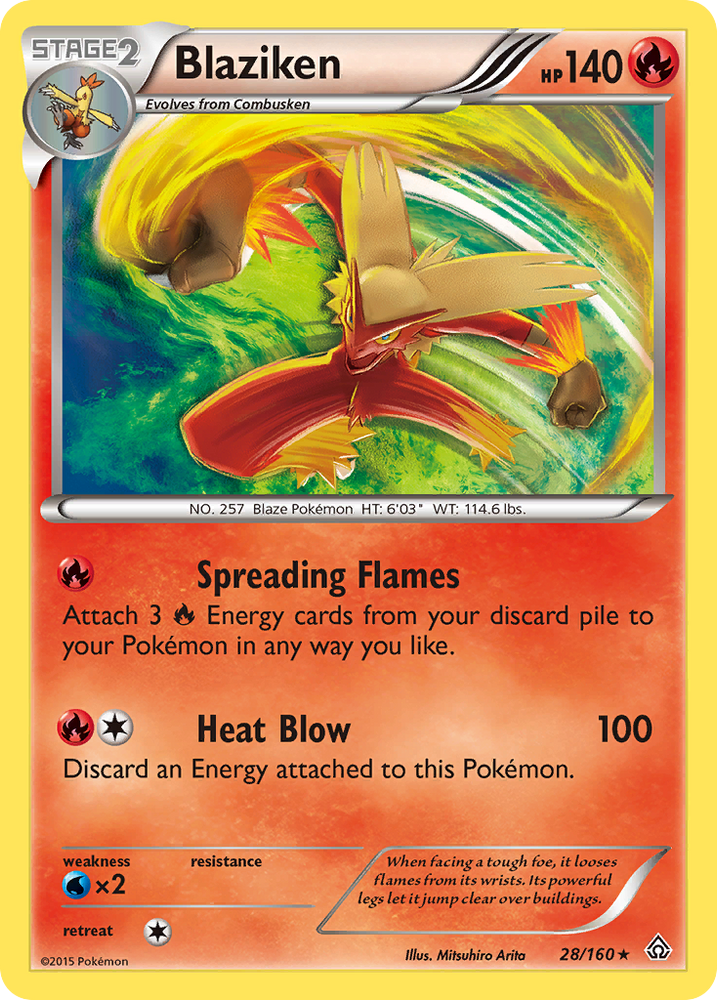 Pokemon | Blaziken (28/160) [XY: Primal Clash] | The Nerd Merchant