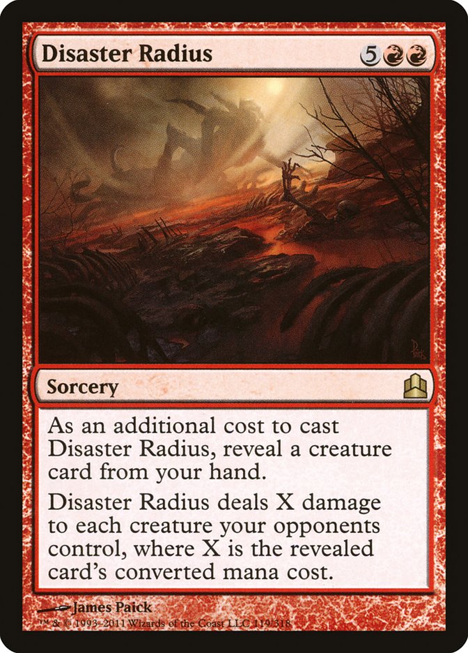 Magic | Disaster Radius [Commander 2011] | The Nerd Merchant