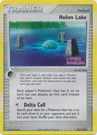 Pokemon | Holon Lake (87/110) (Stamped) [EX: Holon Phantoms] | The Nerd Merchant