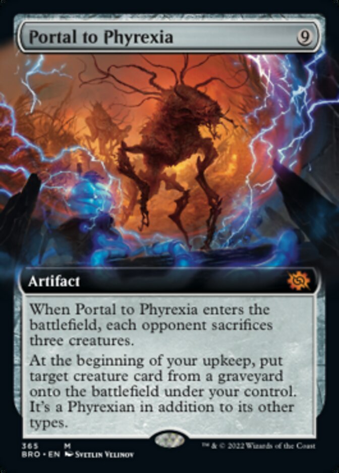 Magic | Portal to Phyrexia (Extended Art) [The Brothers' War] | The Nerd Merchant