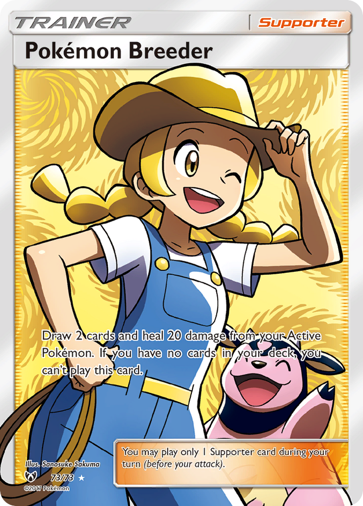 Pokemon | Pokemon Breeder (73/73) [Sun & Moon: Shining Legends] | The Nerd Merchant