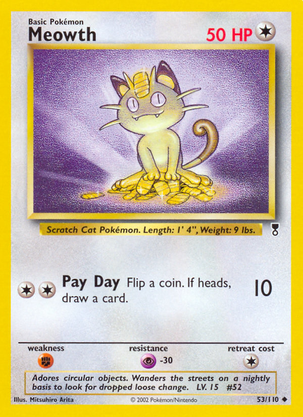 Pokemon | Meowth (53/110) [Legendary Collection] | The Nerd Merchant