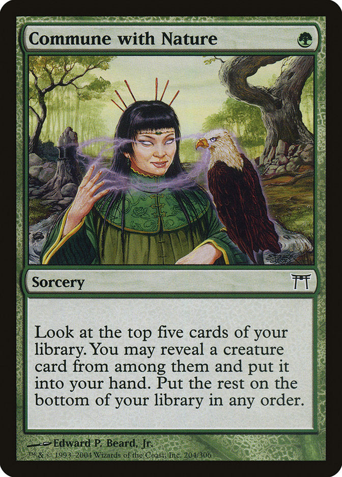 Magic | Commune with Nature [Champions of Kamigawa] | The Nerd Merchant