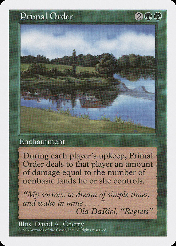 Magic | Primal Order [Fifth Edition] | The Nerd Merchant