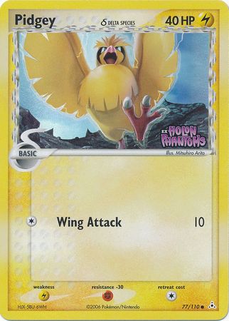 Pokemon | Pidgey (77/110) (Delta Species) (Stamped) [EX: Holon Phantoms] | The Nerd Merchant