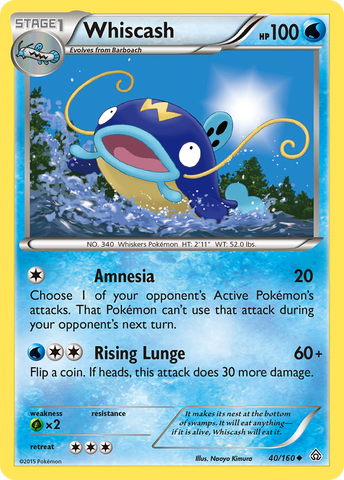 Pokemon | Whiscash (40/160) [XY: Primal Clash] | The Nerd Merchant