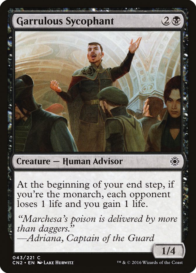Magic | Garrulous Sycophant [Conspiracy: Take the Crown] | The Nerd Merchant