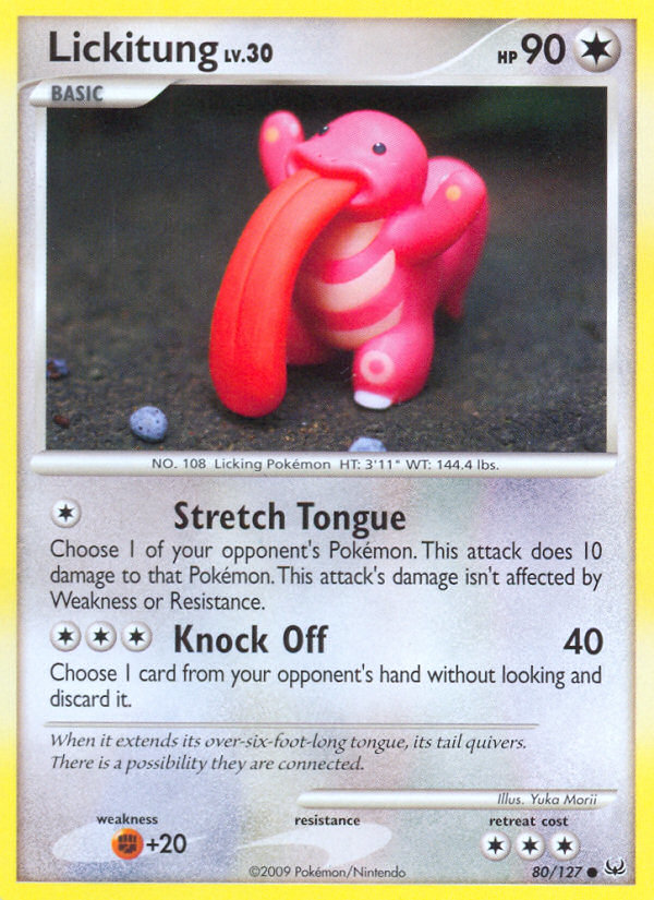 Pokemon | Lickitung (80/127) [Platinum: Base Set] | The Nerd Merchant