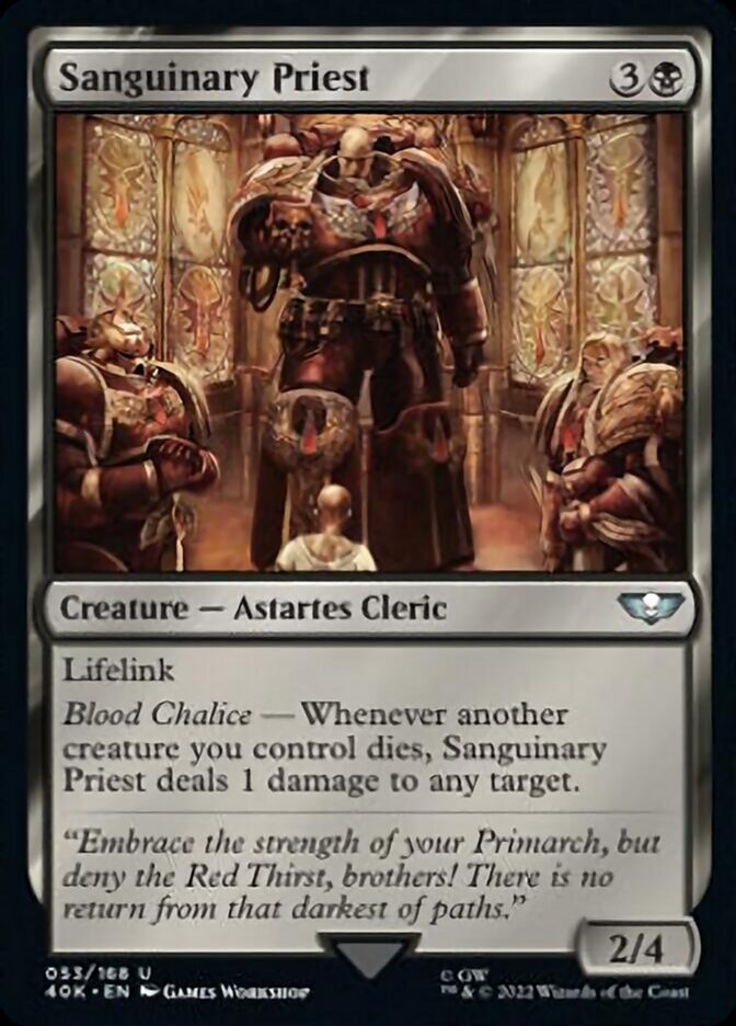 Magic | Sanguinary Priest (Surge Foil) [Warhammer 40,000] | The Nerd Merchant