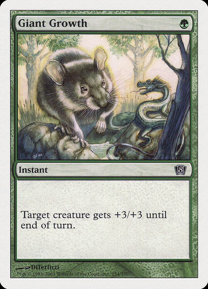 Magic | Giant Growth [Eighth Edition] | The Nerd Merchant
