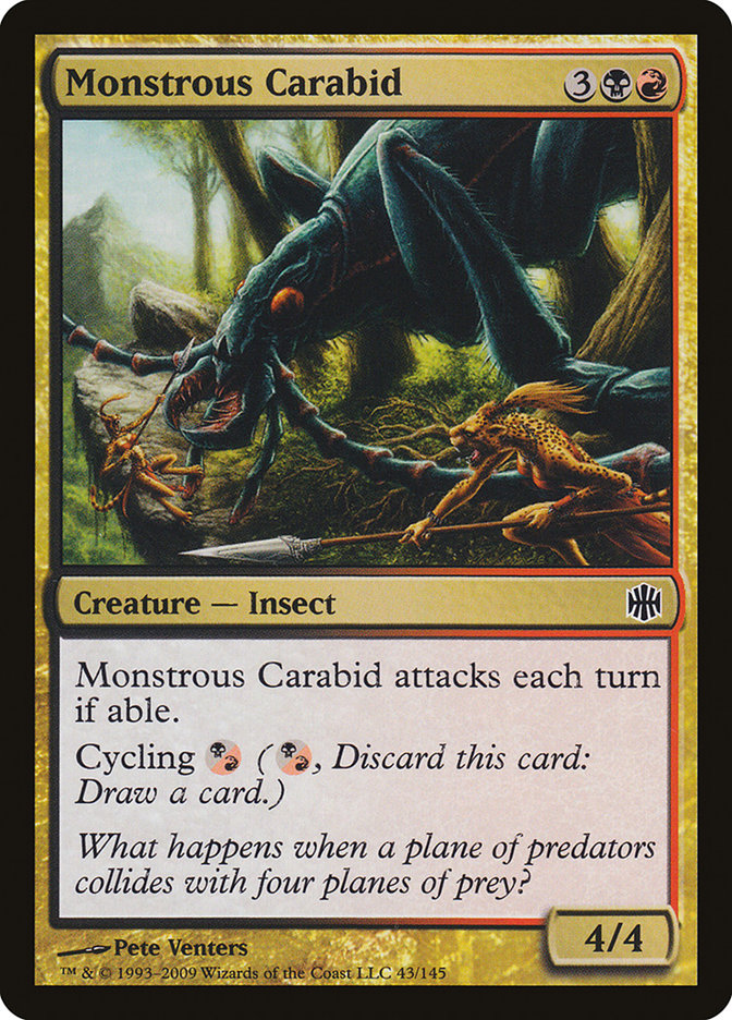 Magic | Monstrous Carabid [Alara Reborn] | The Nerd Merchant