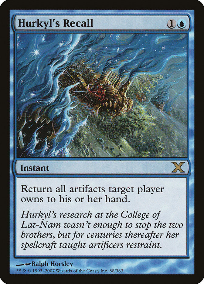 Magic | Hurkyl's Recall [Tenth Edition] | The Nerd Merchant