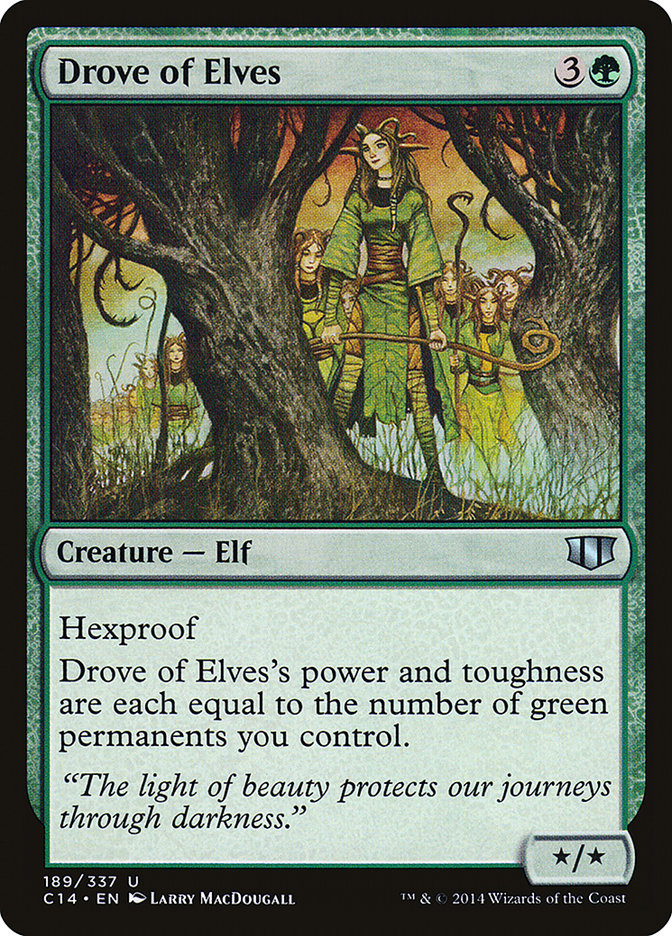 Magic | Drove of Elves [Commander 2014] | The Nerd Merchant