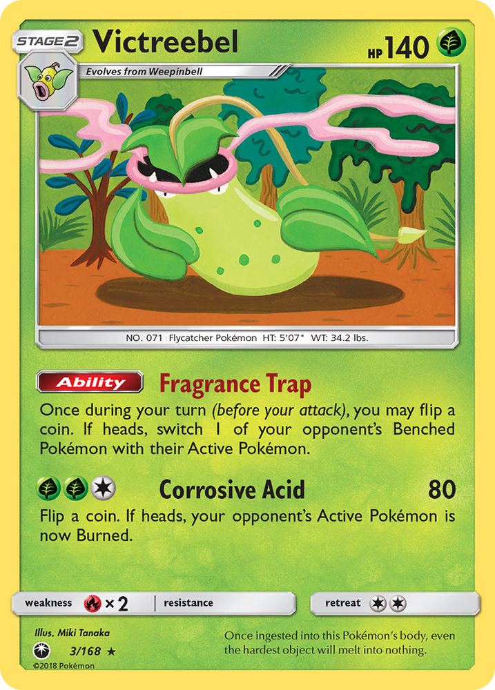 Pokemon | Victreebel (3/168) [Sun & Moon: Celestial Storm] | The Nerd Merchant