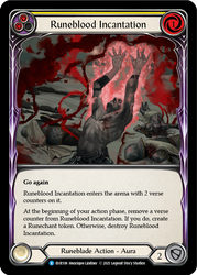 Flesh and Blood TCG | Runeblood Incantation (Yellow) [EVR108] (Everfest)  1st Edition Normal | The Nerd Merchant