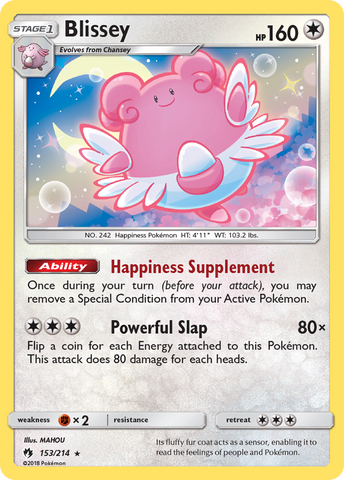 Pokemon | Blissey (153/214) [Sun & Moon: Lost Thunder] | The Nerd Merchant