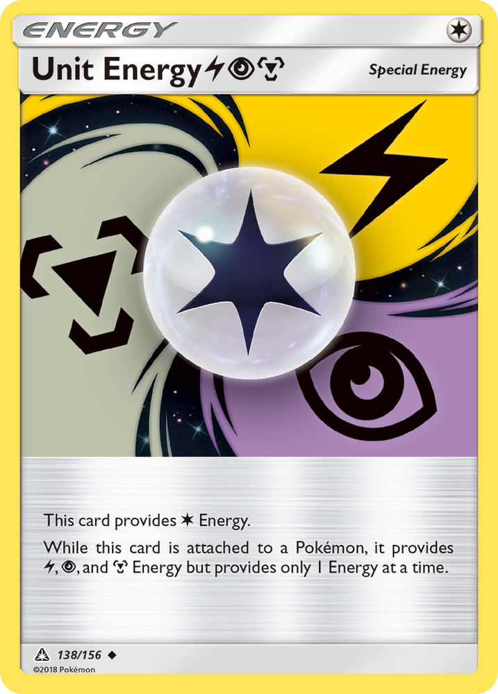 Pokemon | Unit Energy (138/156) (Lightning, Psychic, Metal) [Sun & Moon: Ultra Prism] | The Nerd Merchant