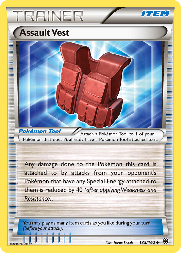 Pokemon | Assault Vest (133/162) [XY: BREAKthrough] | The Nerd Merchant