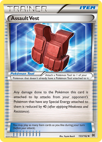 Pokemon | Assault Vest (133/162) [XY: BREAKthrough] | The Nerd Merchant