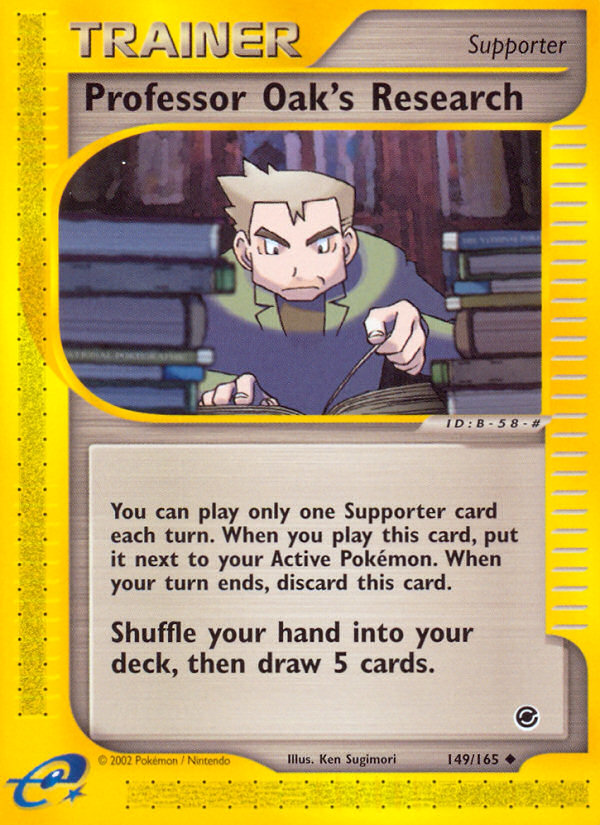Pokemon | Professor Oak's Research (149/165) [Expedition: Base Set] | The Nerd Merchant