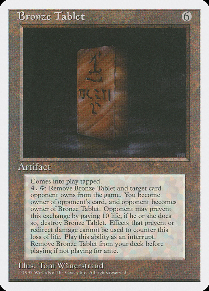 Magic | Bronze Tablet [Fourth Edition] | The Nerd Merchant