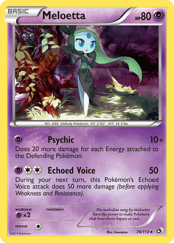 Pokemon | Meloetta (78/113) [Black & White: Legendary Treasures] | The Nerd Merchant