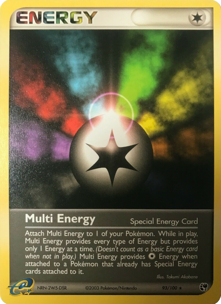 Pokemon | Multi Energy (93/100) (League Promo) [EX: Sandstorm] | The Nerd Merchant