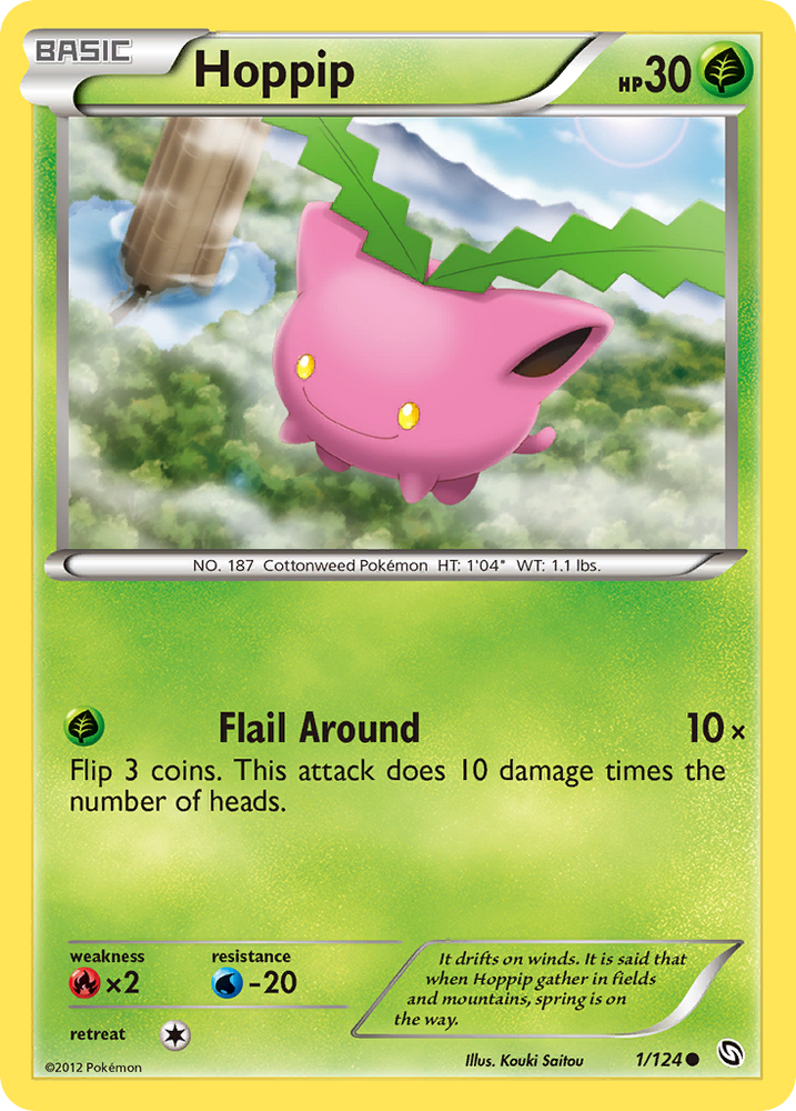 Pokemon | Hoppip (1/124) [Black & White: Dragons Exalted] | The Nerd Merchant