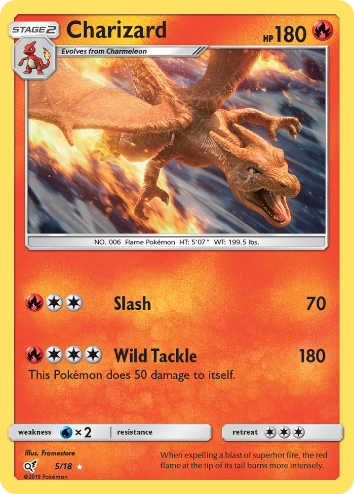 Pokemon | Charizard (5/18) [Sun & Moon: Detective Pikachu] | The Nerd Merchant