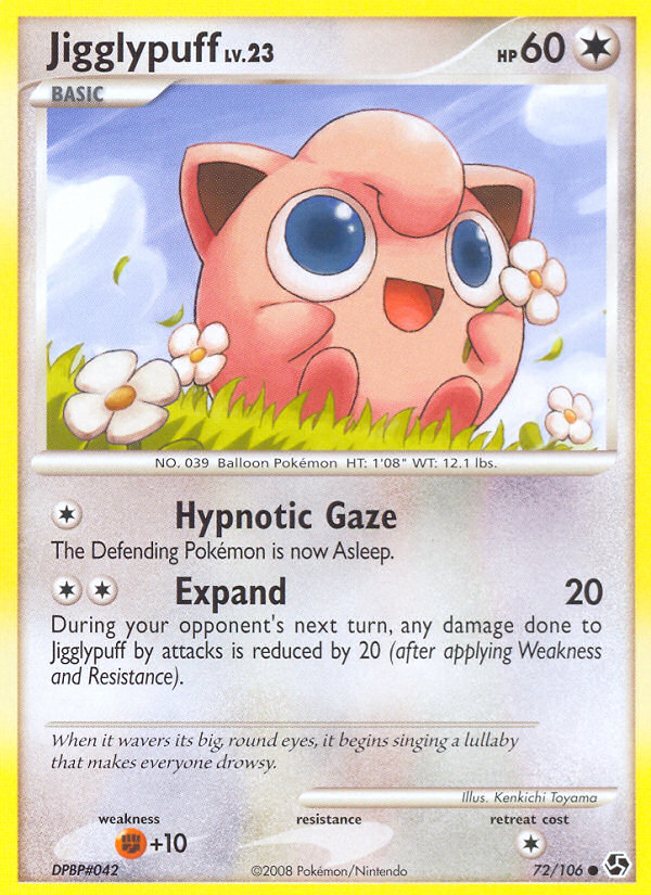 Pokemon | Jigglypuff (72/106) [Diamond & Pearl: Great Encounters] | The Nerd Merchant