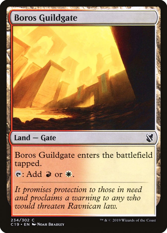 Magic | Boros Guildgate [Commander 2019] | The Nerd Merchant