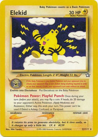 Pokemon | Elekid (22/111) [Neo Genesis Unlimited] | The Nerd Merchant