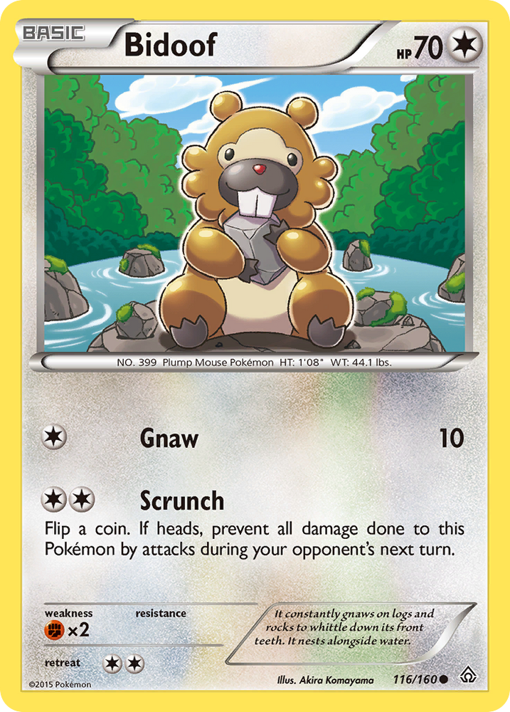 Pokemon | Bidoof (116/160) [XY: Primal Clash] | The Nerd Merchant