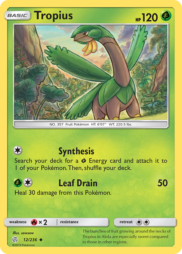 Pokemon| Tropius (12/236) [Sun & Moon: Cosmic Eclipse] | The Nerd Merchant