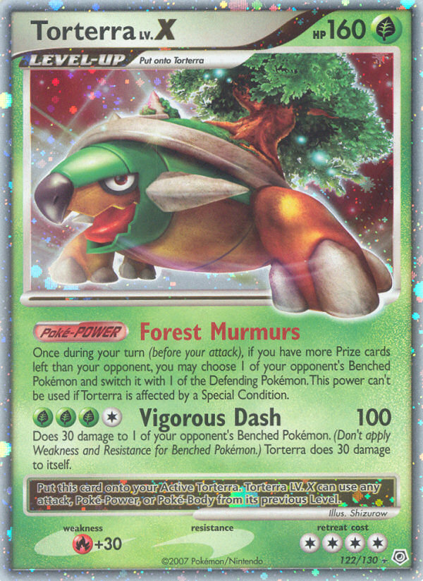 Pokemon | Torterra LV.X (122/130) [Diamond & Pearl: Base Set] | The Nerd Merchant