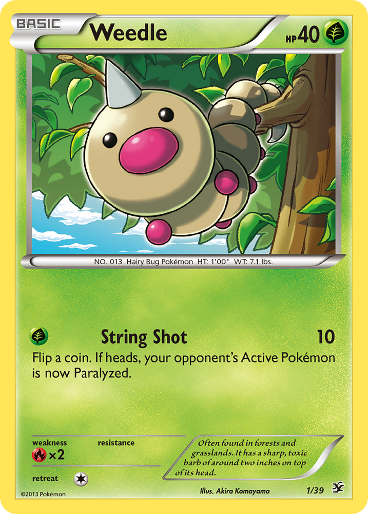 Pokemon| Weedle (1/39) [XY: Kalos Starter Set] | The Nerd Merchant