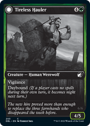 Magic | Tireless Hauler // Dire-Strain Brawler [Innistrad: Double Feature] | The Nerd Merchant