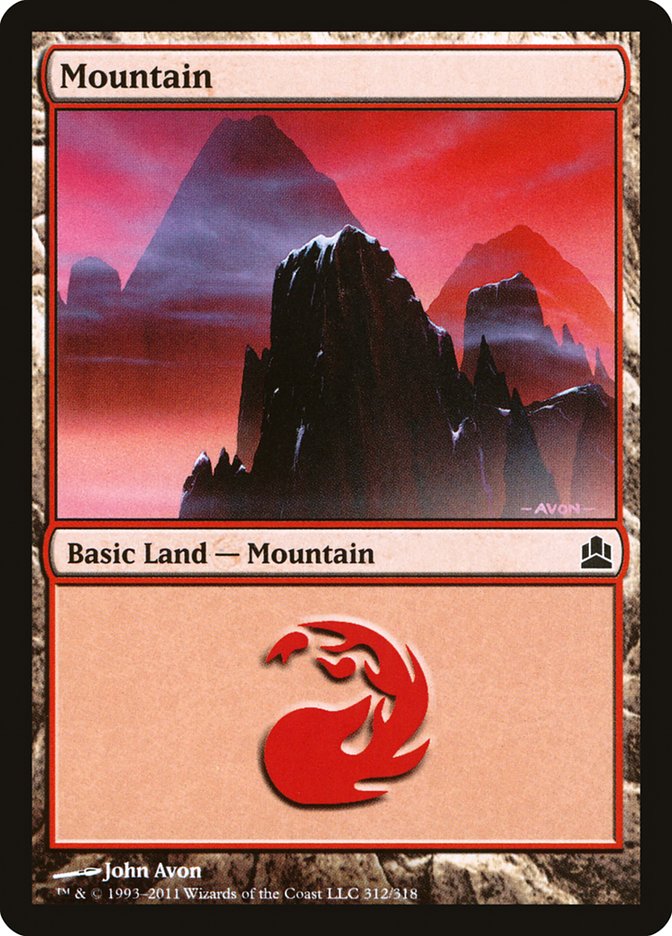 Magic | Mountain (312) [Commander 2011] | The Nerd Merchant