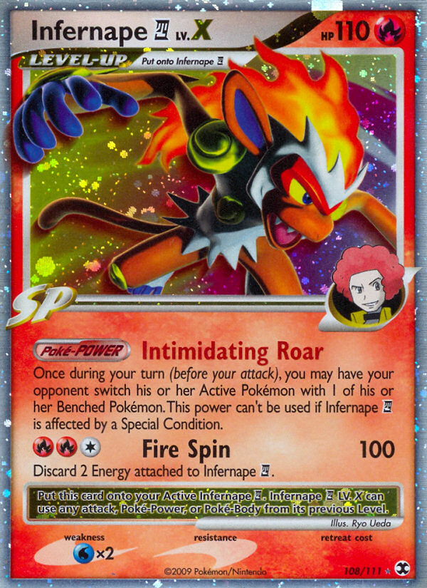 Pokemon | Infernape LV.X (108/111) [Platinum: Rising Rivals] | The Nerd Merchant